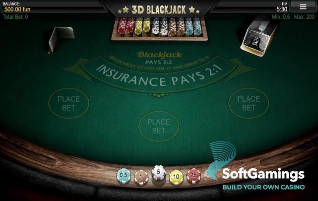 3D Blackjack