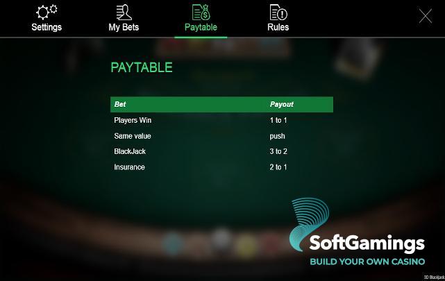 3D Blackjack