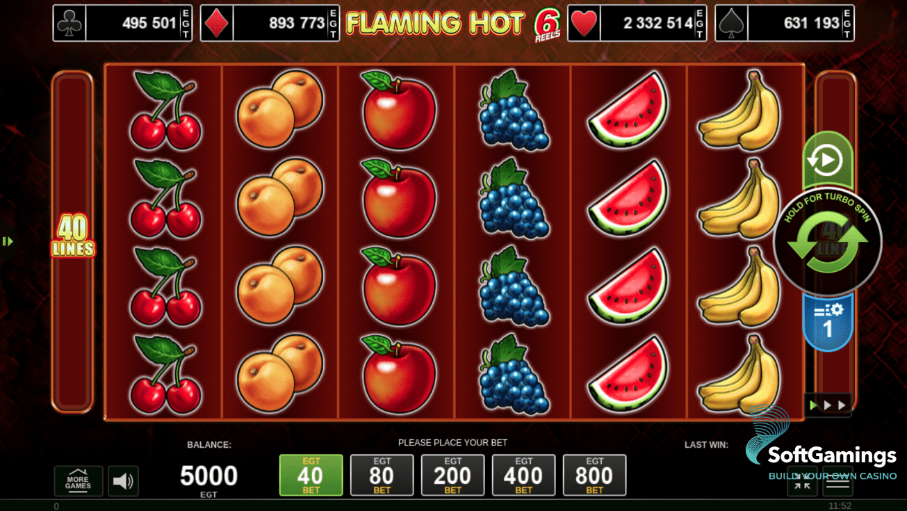 Flaming Hot 6 Reels