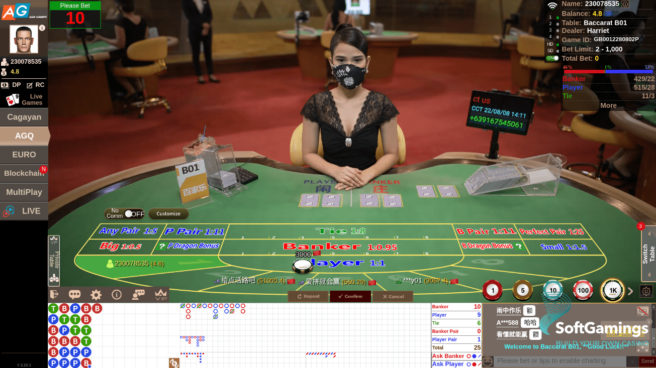 AGQ Baccarat B1