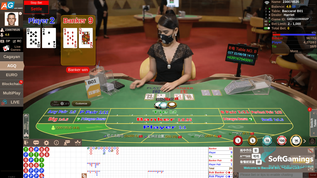 AGQ Baccarat B1