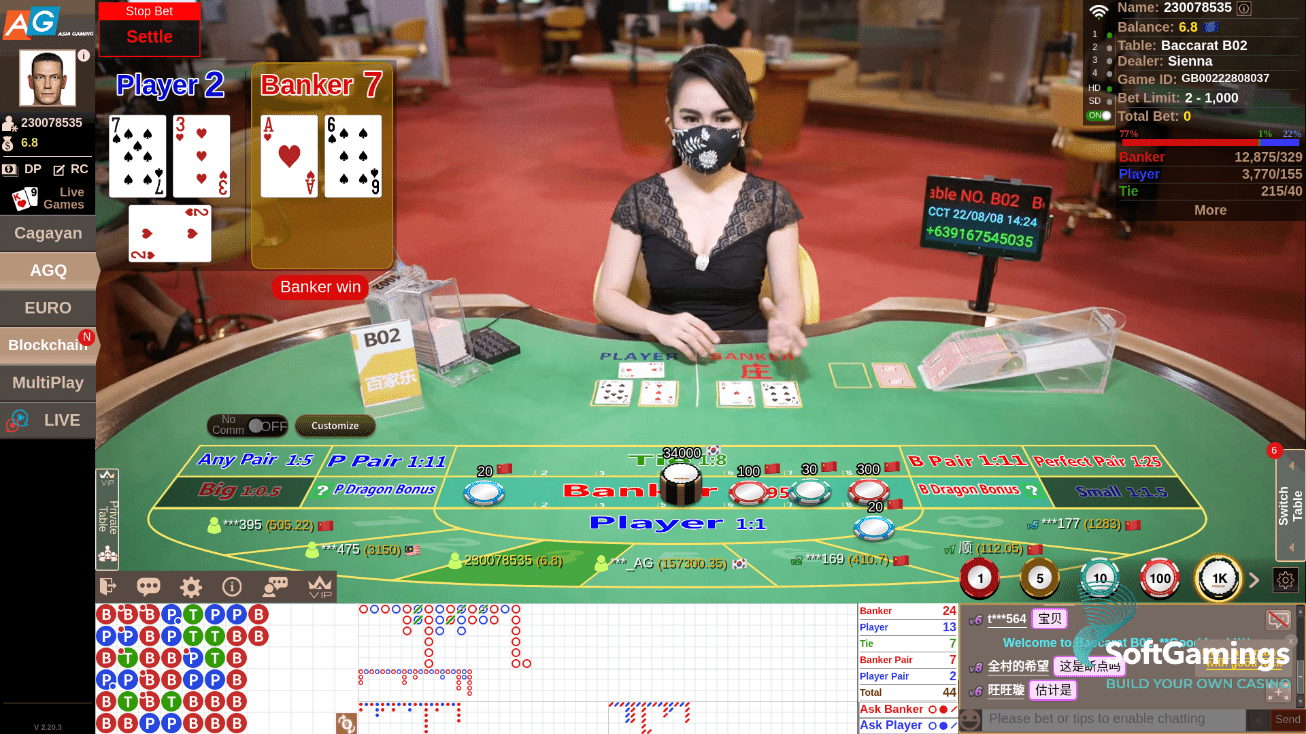 AGQ Baccarat B2