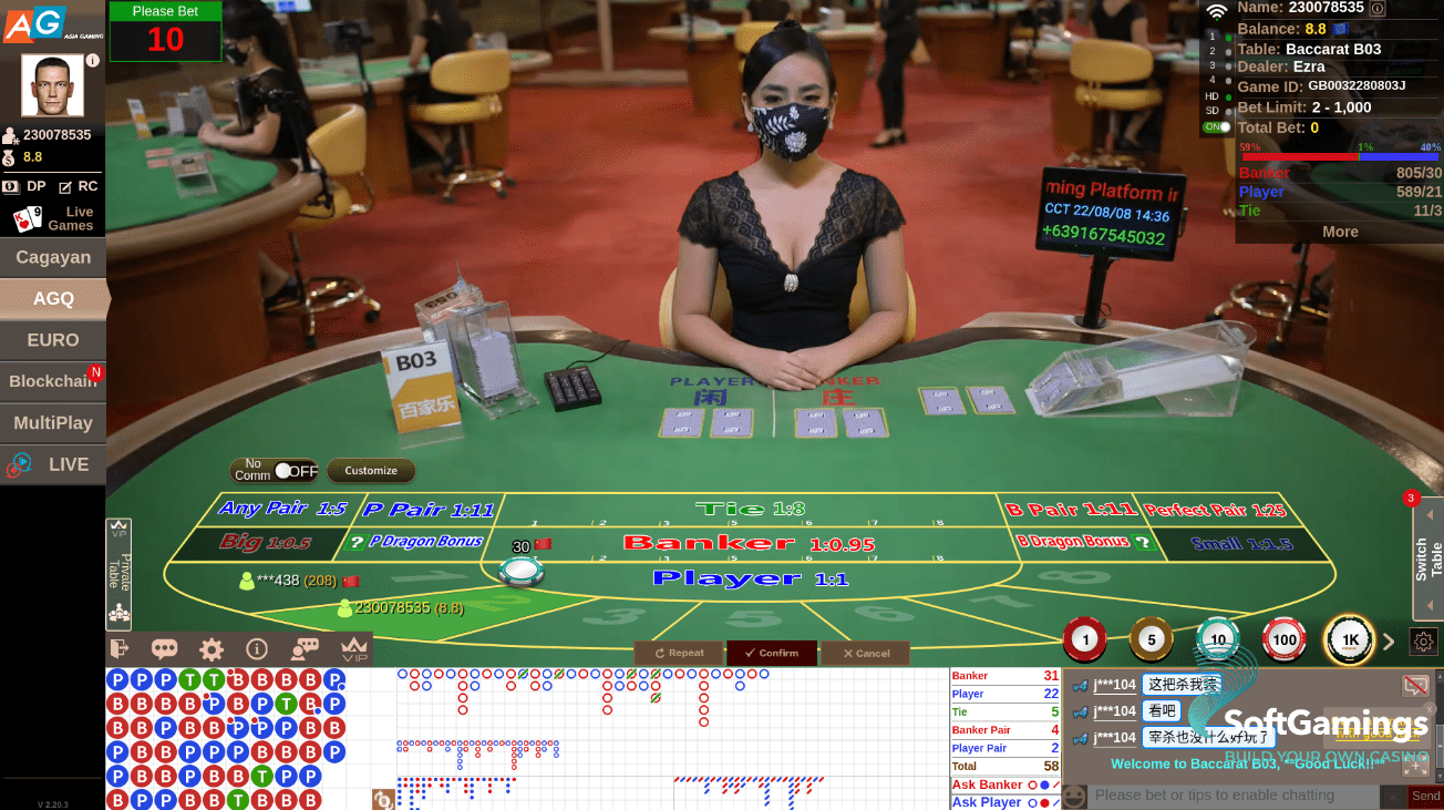 AGQ Baccarat B3