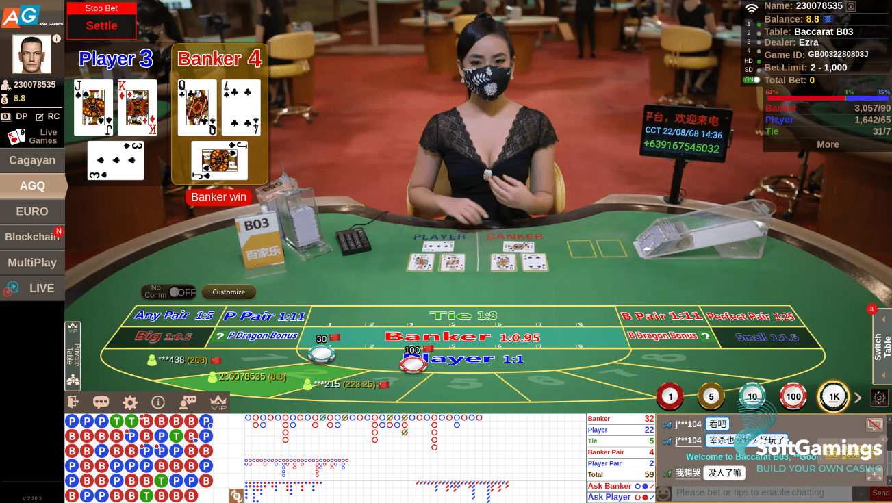 AGQ Baccarat B3