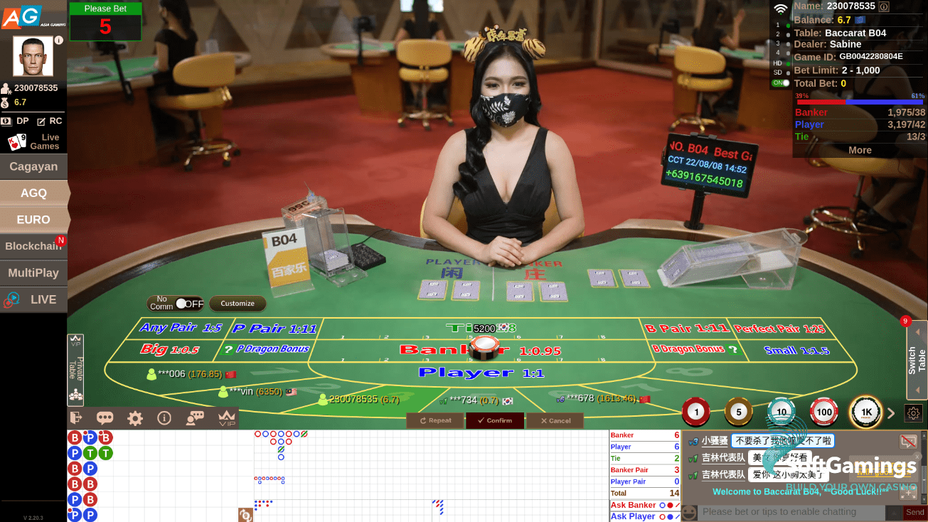 AGQ Baccarat B4