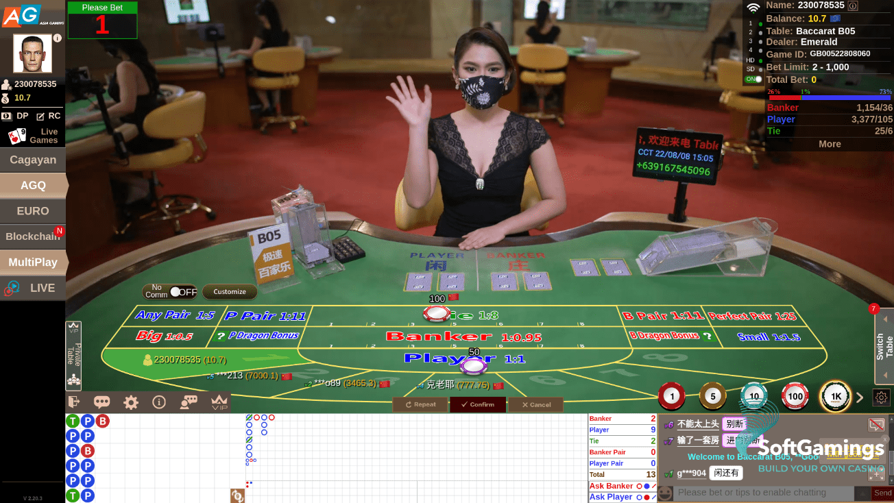 AGQ Baccarat B5