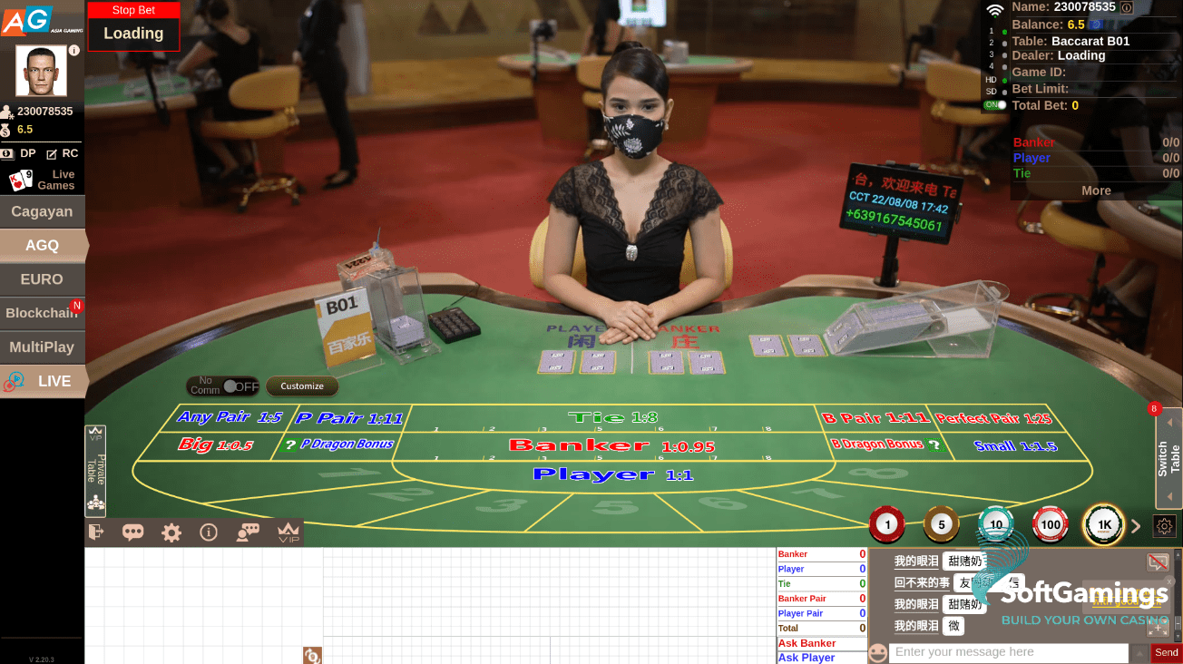 Baccarat of AGQ