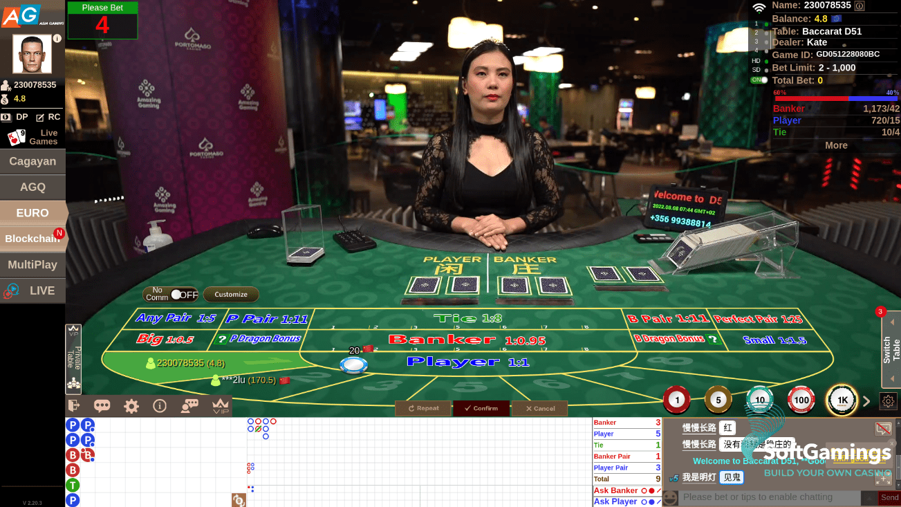 EMA Baccarat