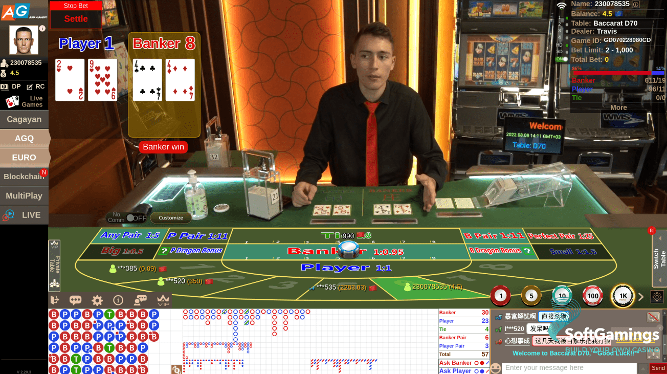 EMA Baccarat D70