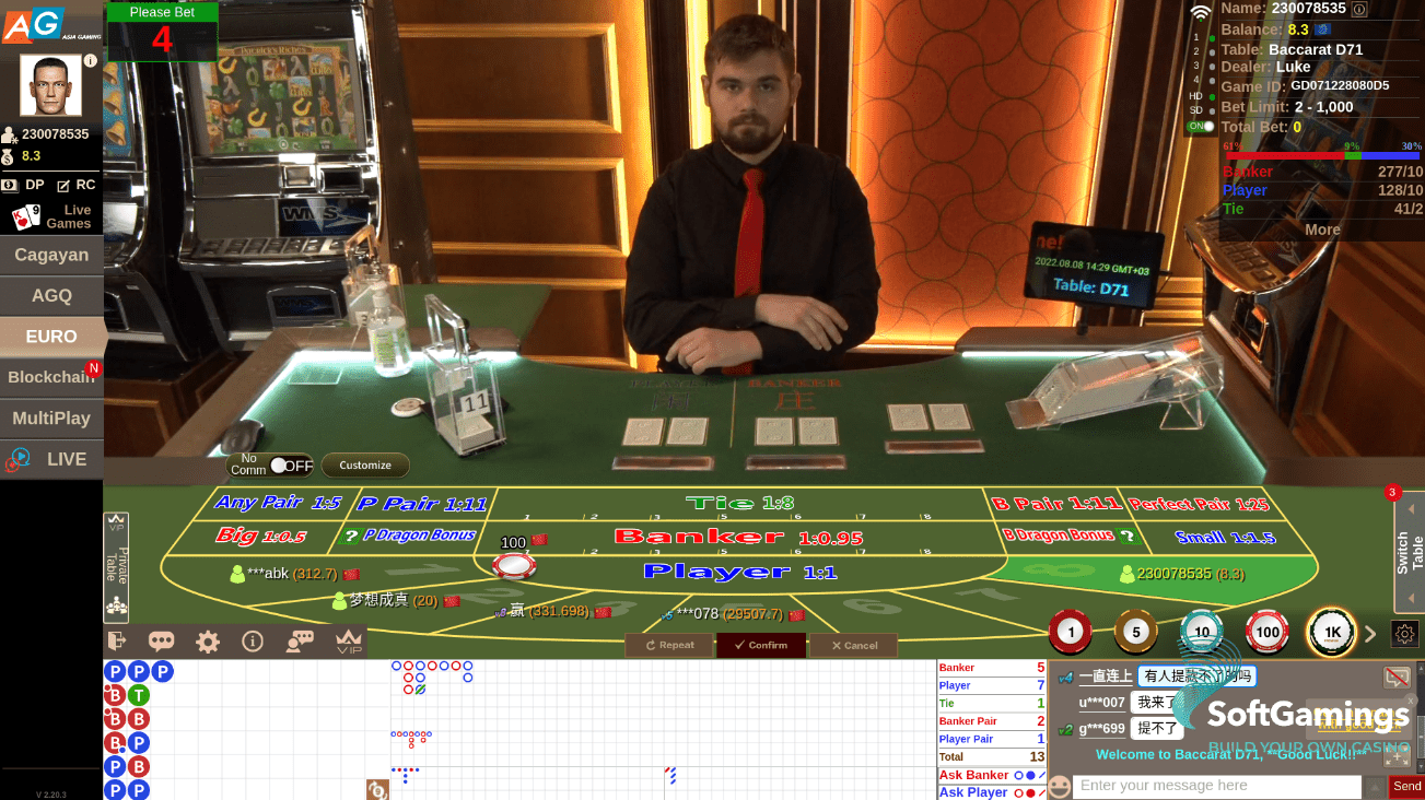 EMA Baccarat D71