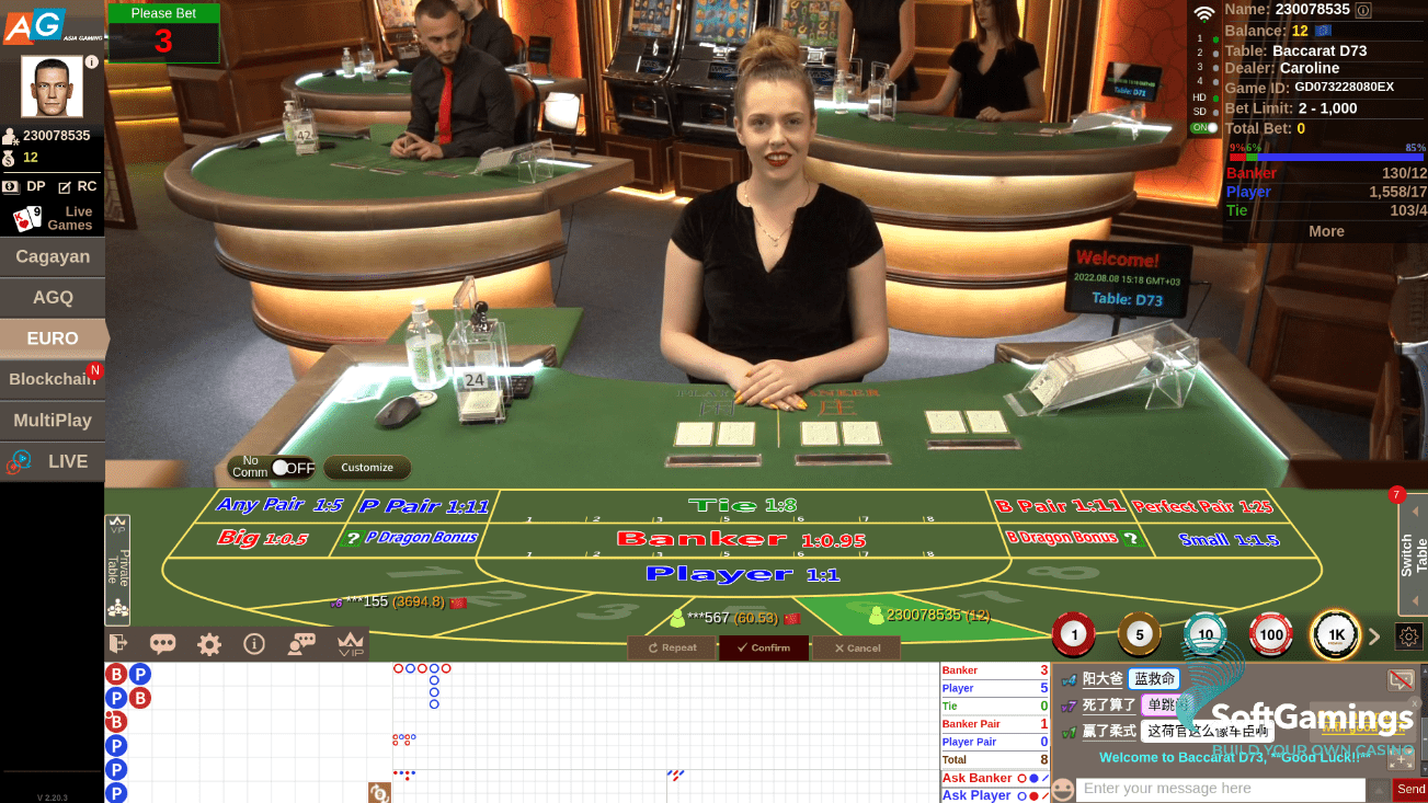 EMA Baccarat D73
