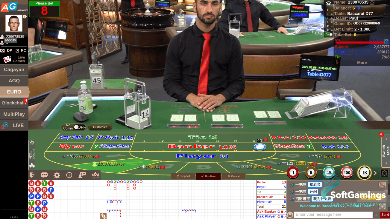EMA Baccarat D77