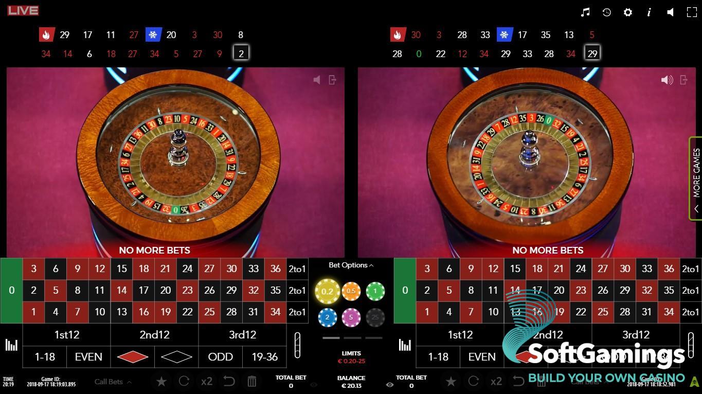 Duo Live Auto Roulette