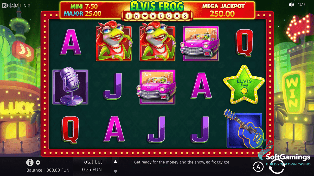 Elvis Frog In Vegas