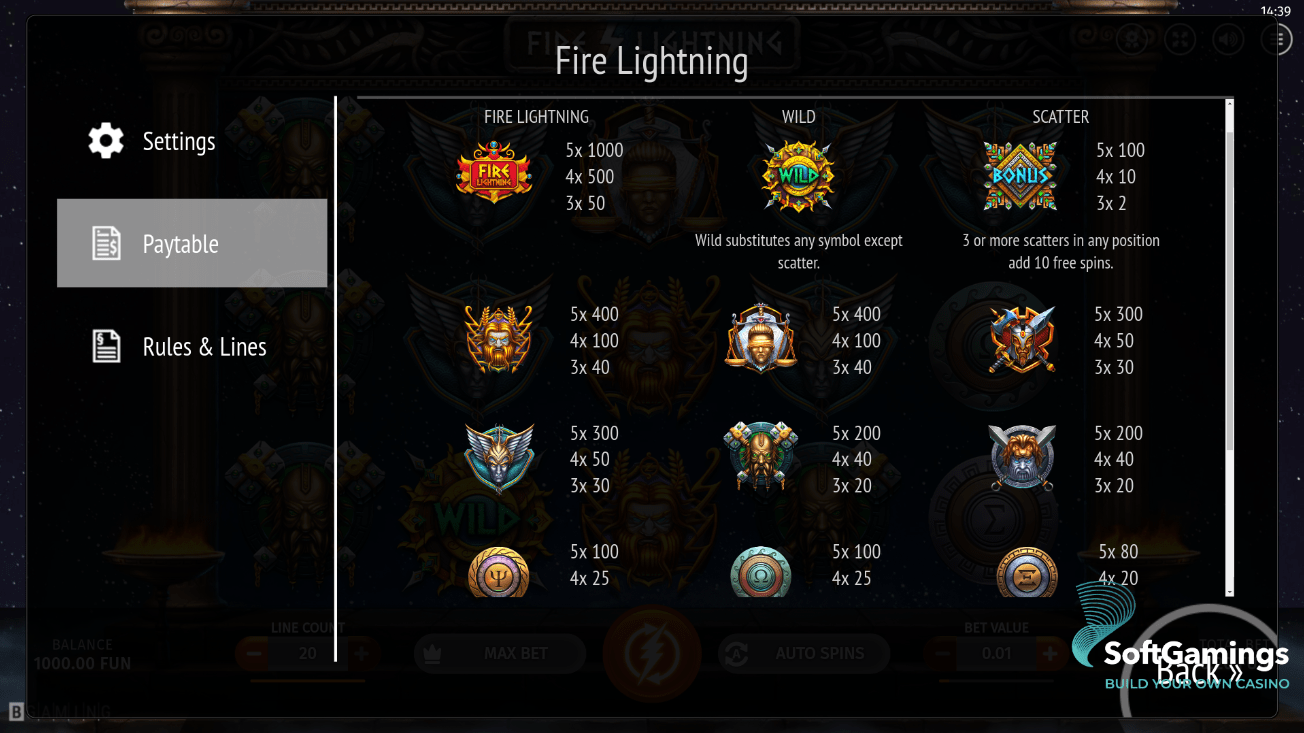 Fire Lightning