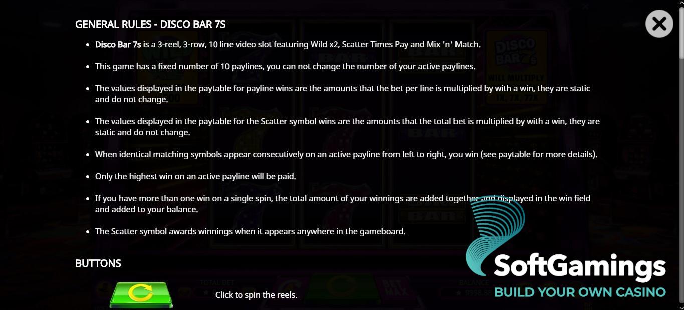 Disco Bars 7s