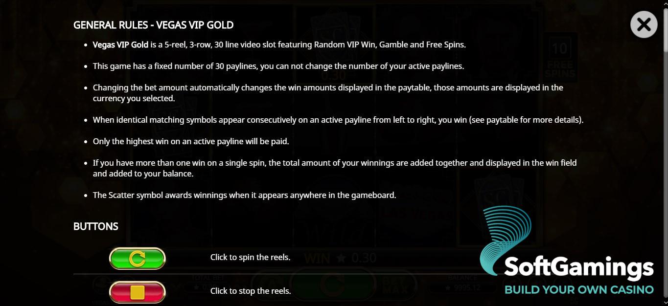 Vegas VIP Gold