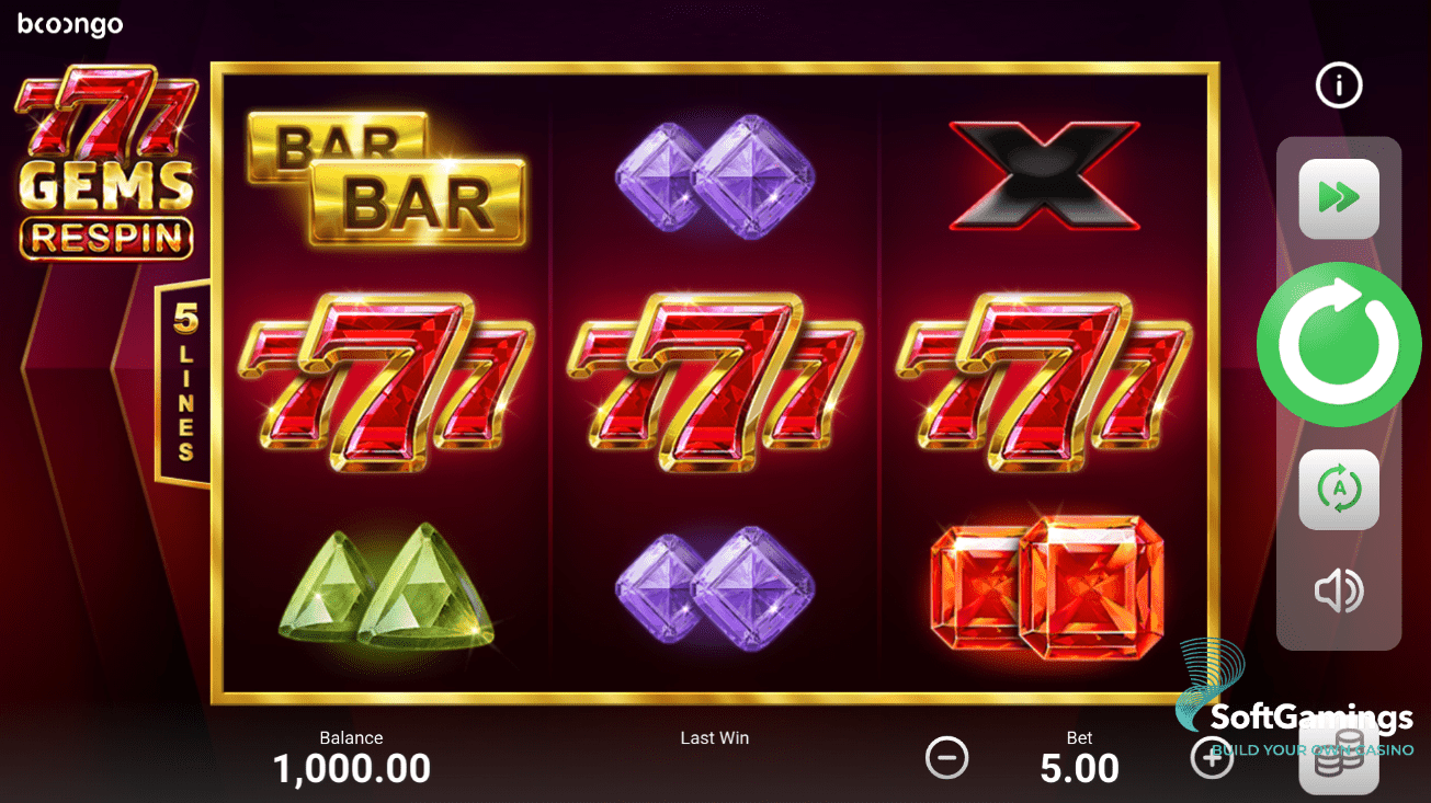 777 Gems Respin