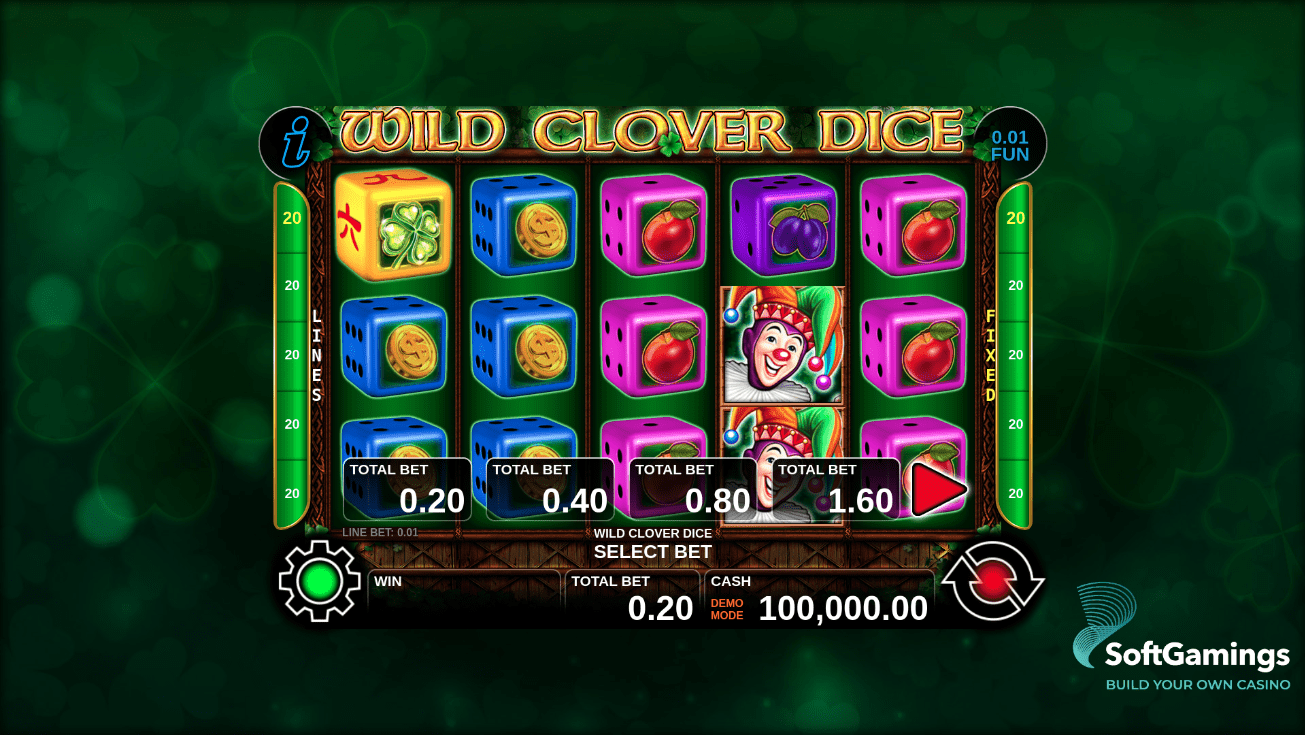 Wild Clover Dice