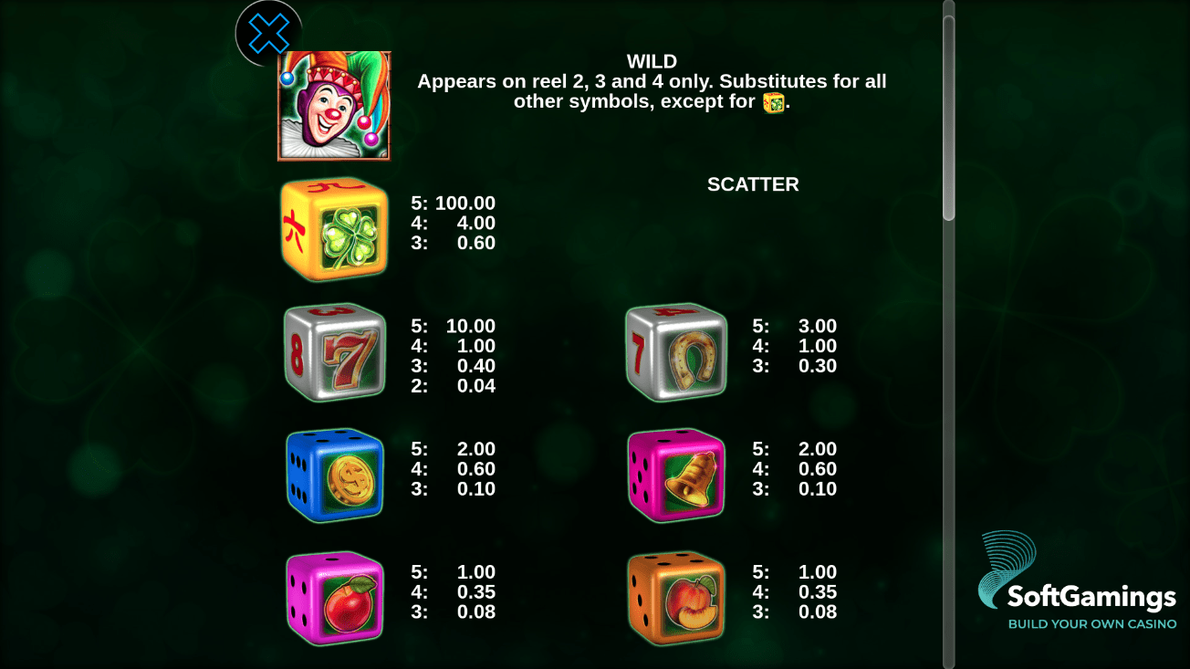 Wild Clover Dice