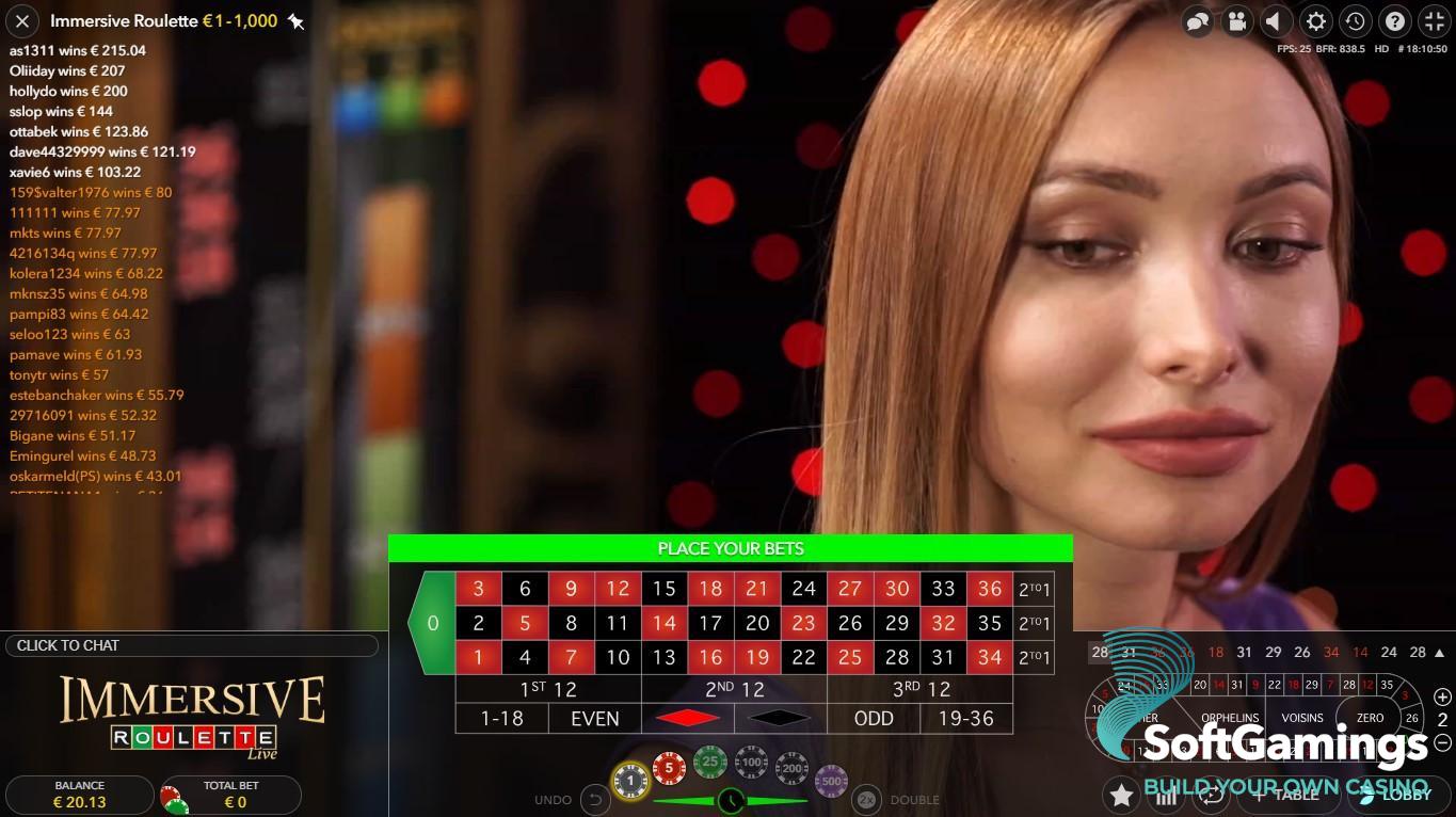 Immersive Roulette