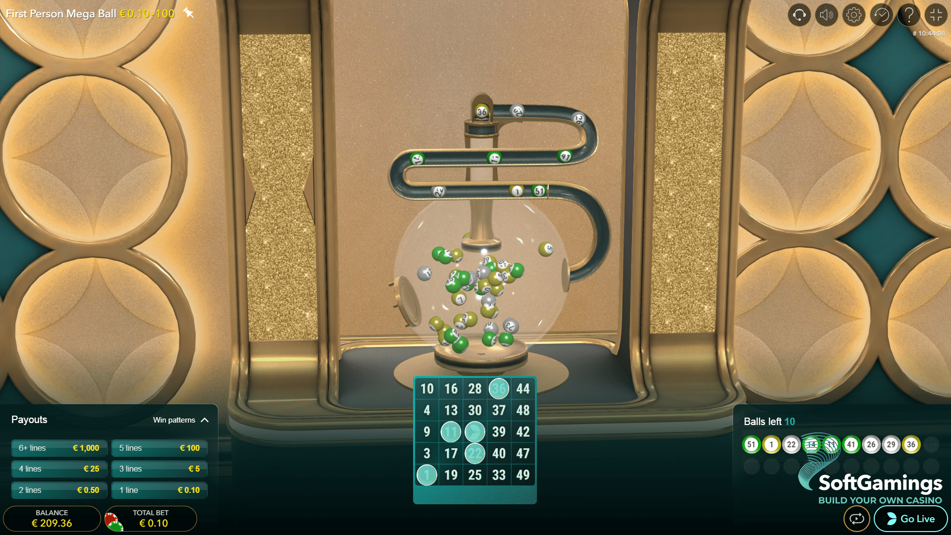 RNG First Person Mega Ball