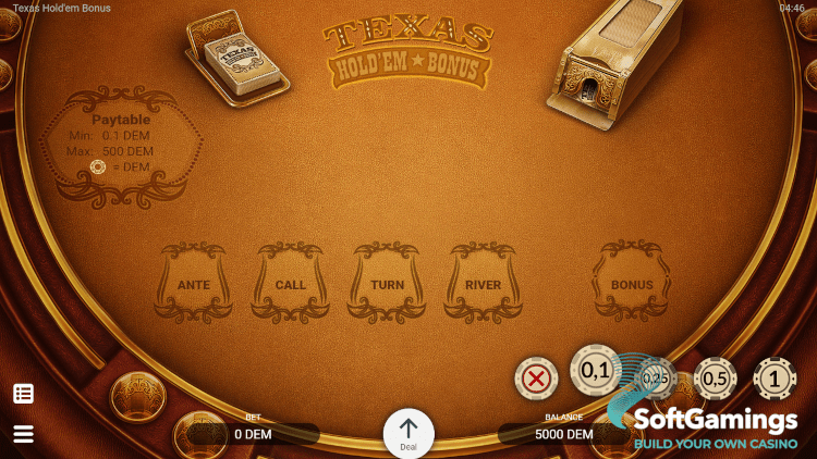 Texas Holdem Bonus