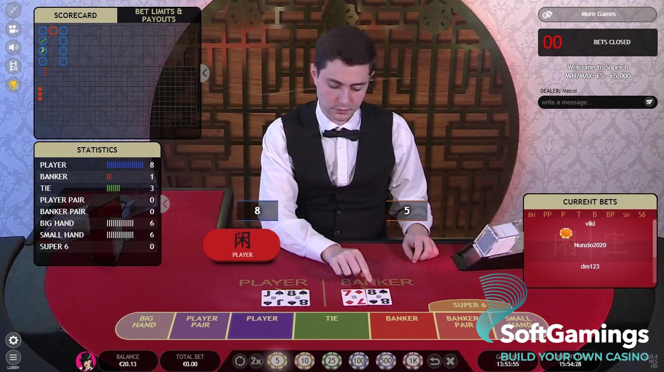 Super 6 Baccarat
