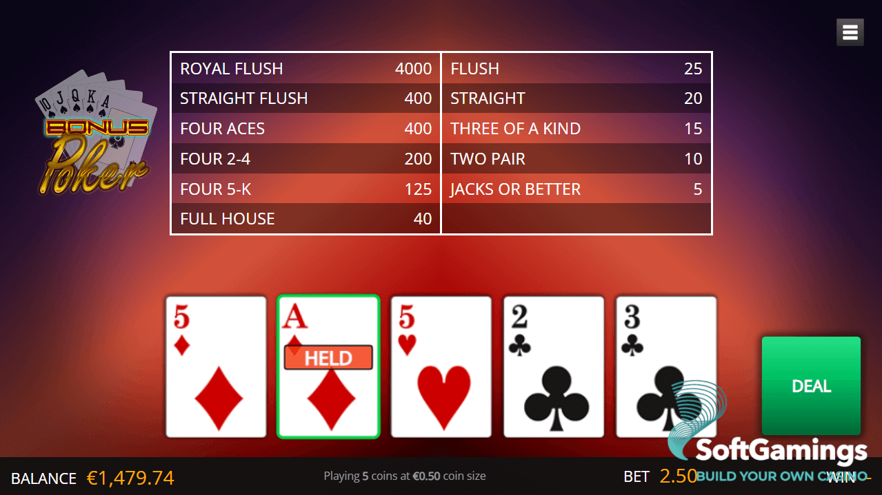 Bonus Poker