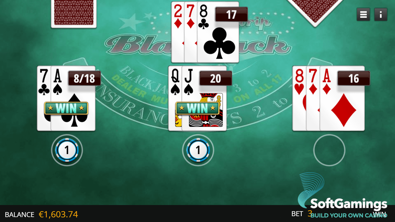 Atlantic City Blackjack (HTML)