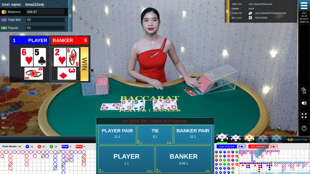 CA1 Speed Baccarat
