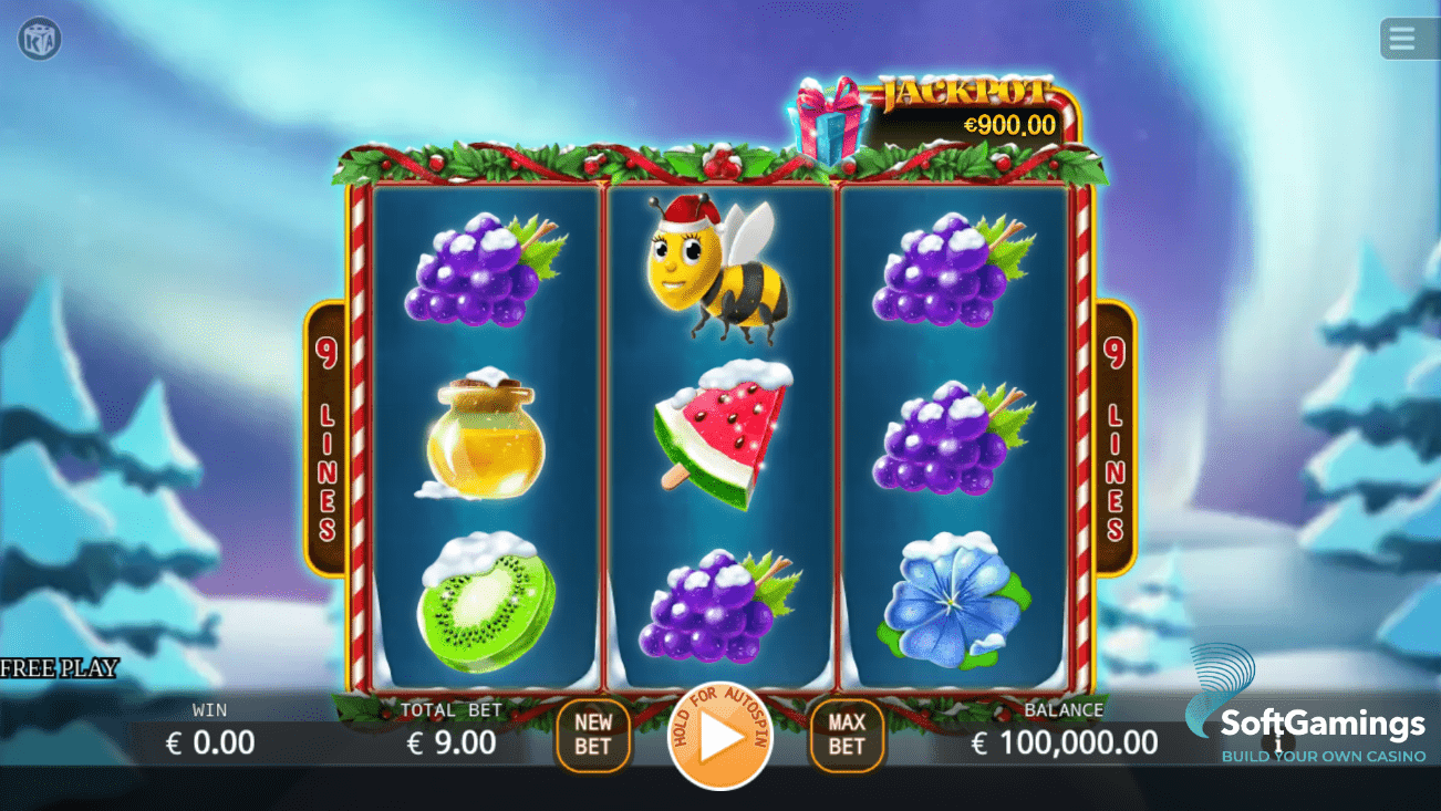 Santa Bumble Bee Hold and Win