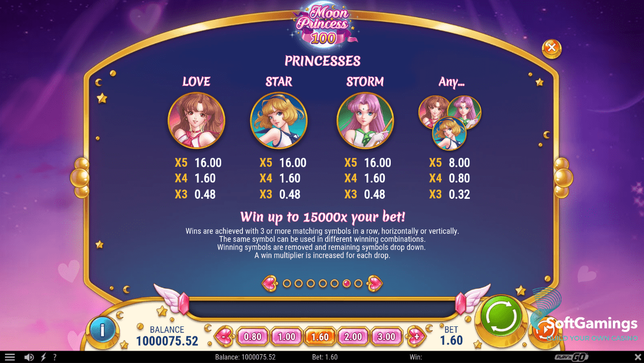 Moon Princess 100