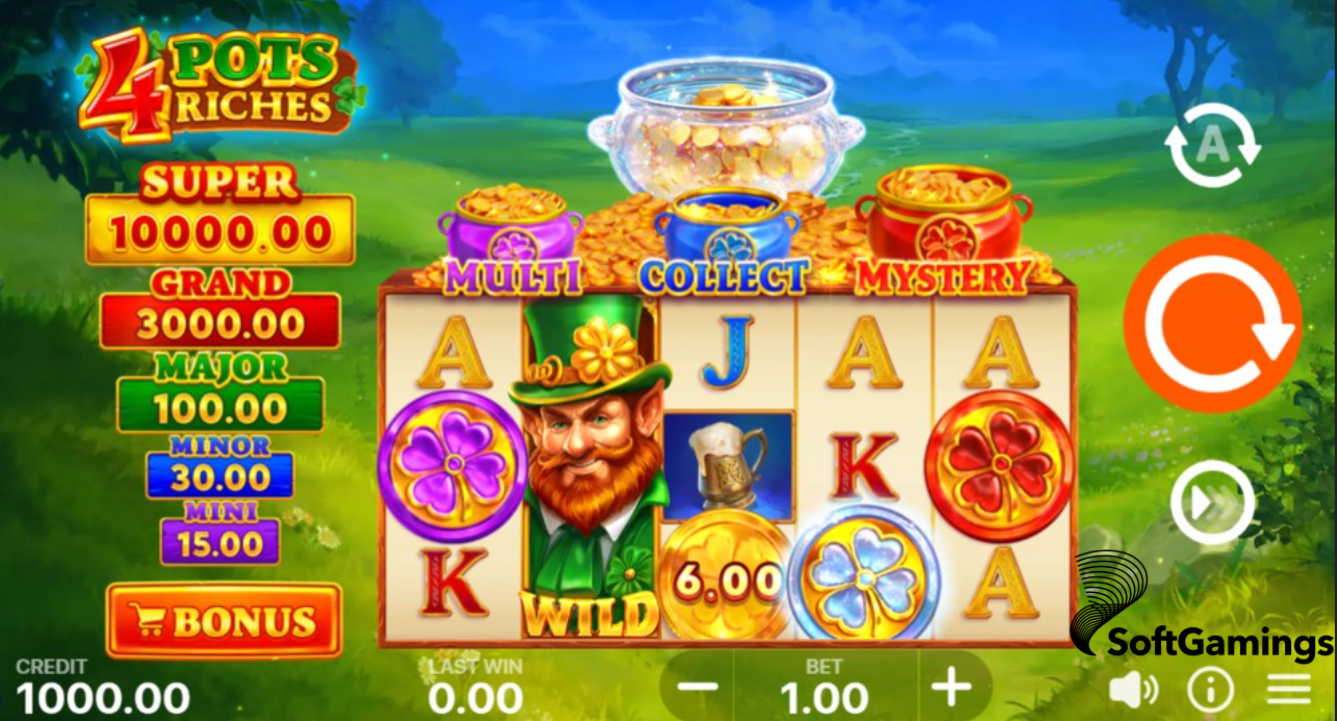 4 Pots Riches: Hold and Win