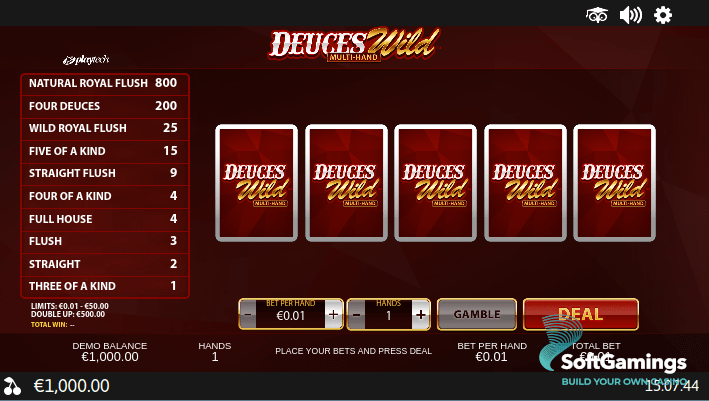 Deuces Wild (Multi-Hand)