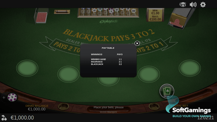 Mobile Blackjack