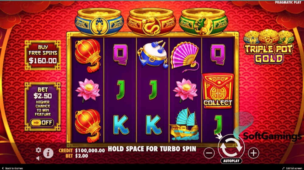 Triple Pot Gold