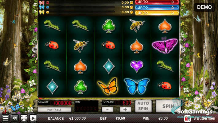 3 Butterflies