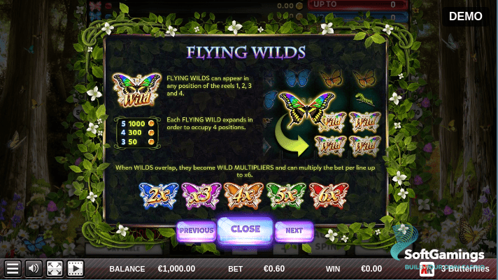 3 Butterflies