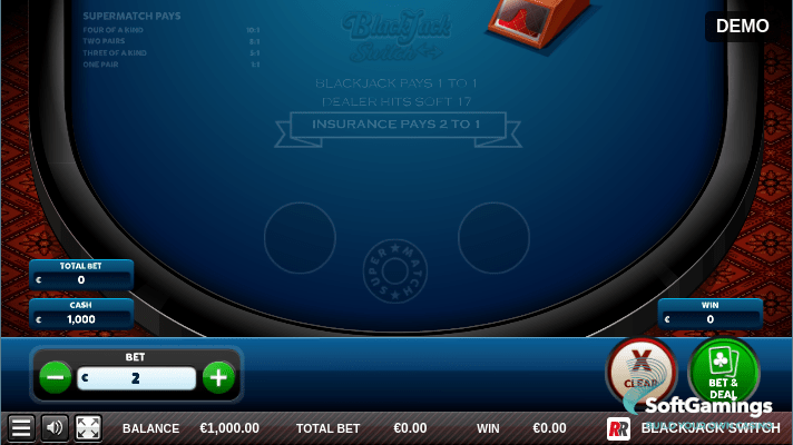 BLACKJACK SWITCH