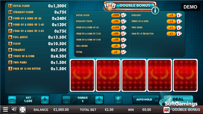 DOUBLE BONUS