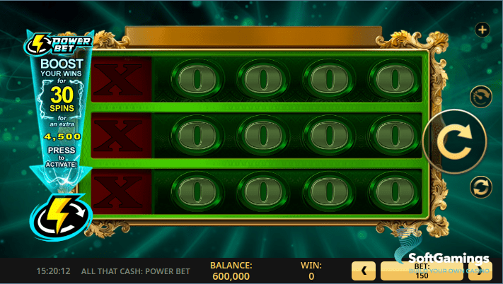 All That Cash Power Bet