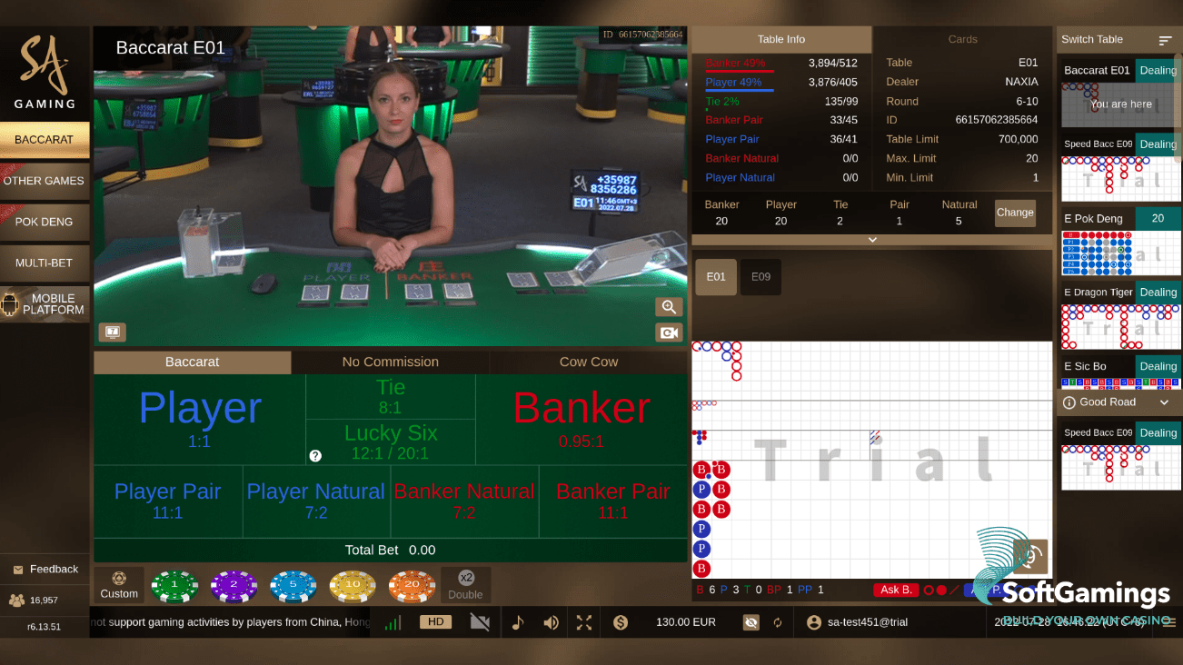 Baccarat E01