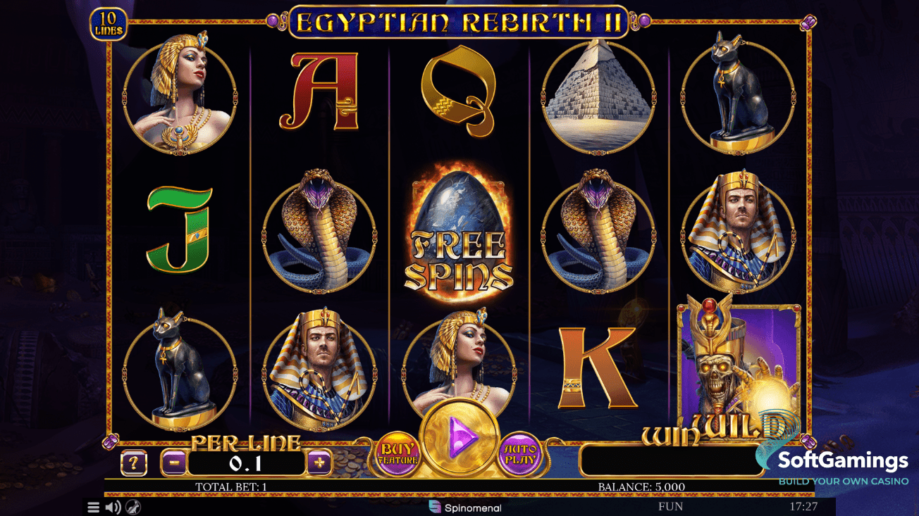 Egyptian Rebirth II - 10 Lines