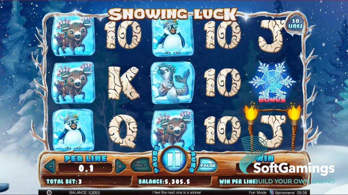 Snowing luck