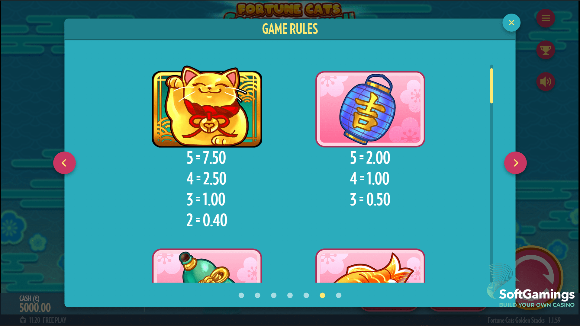 Fortune Cats Golden Stacks