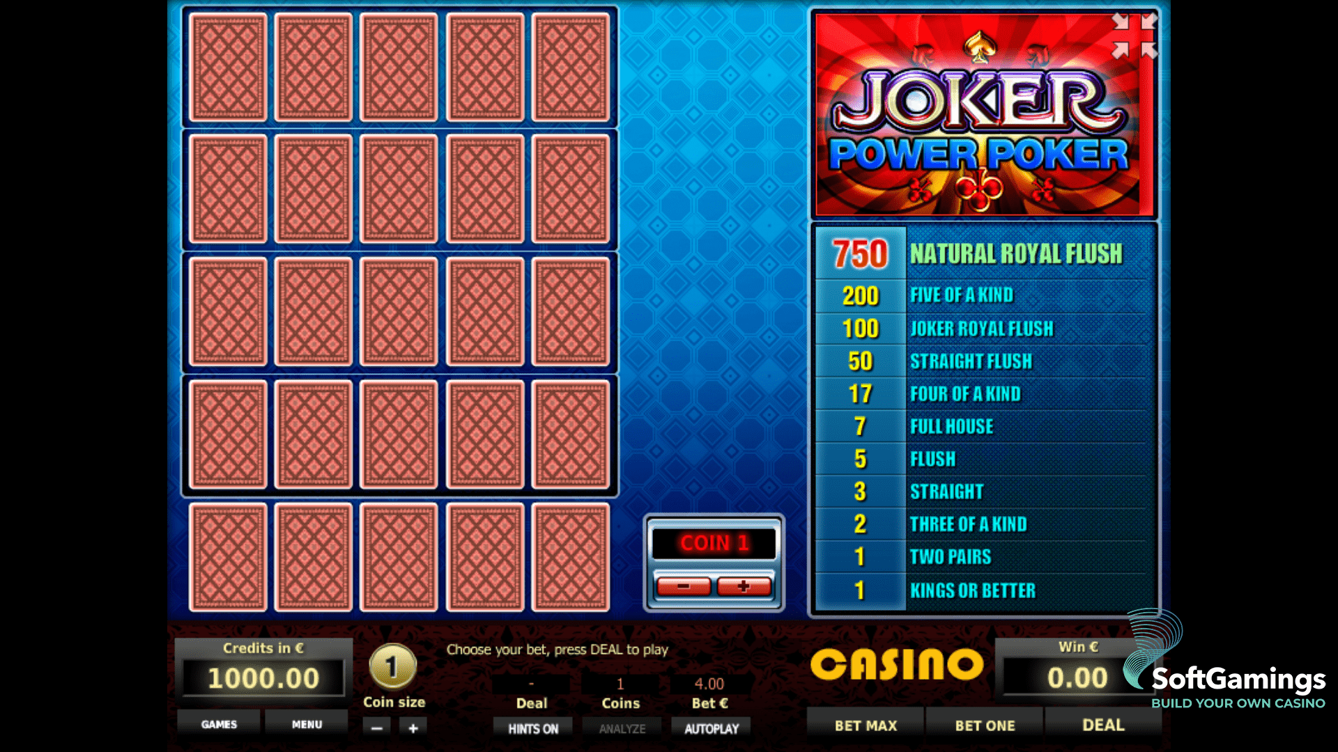 Joker Poker 4 Hand