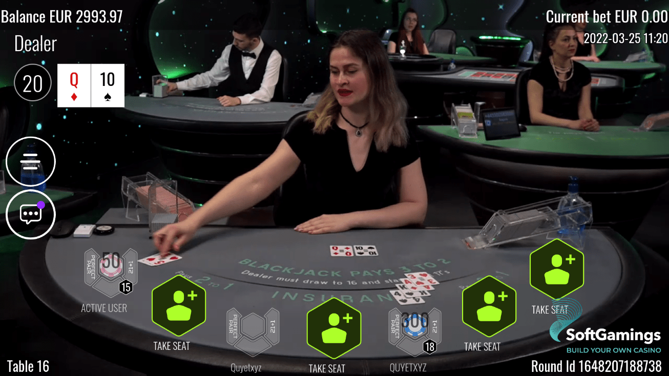 Live Blackjack