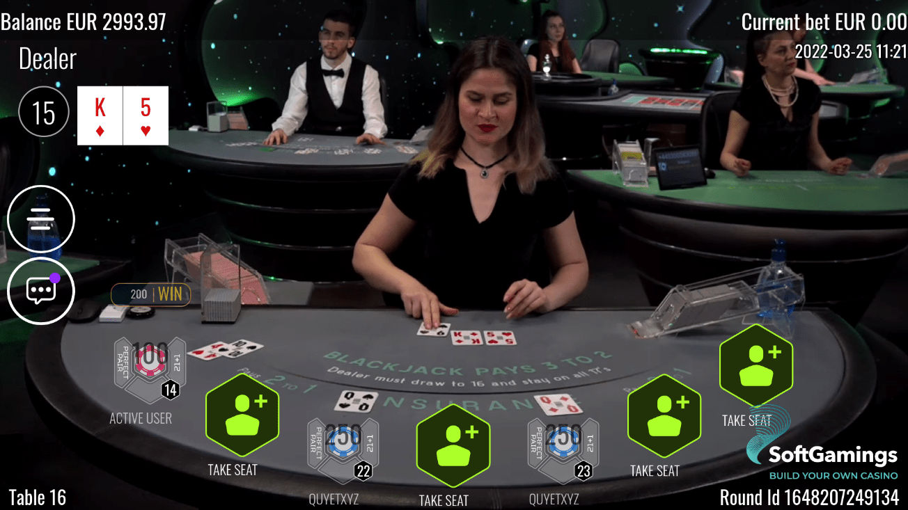 Live Blackjack