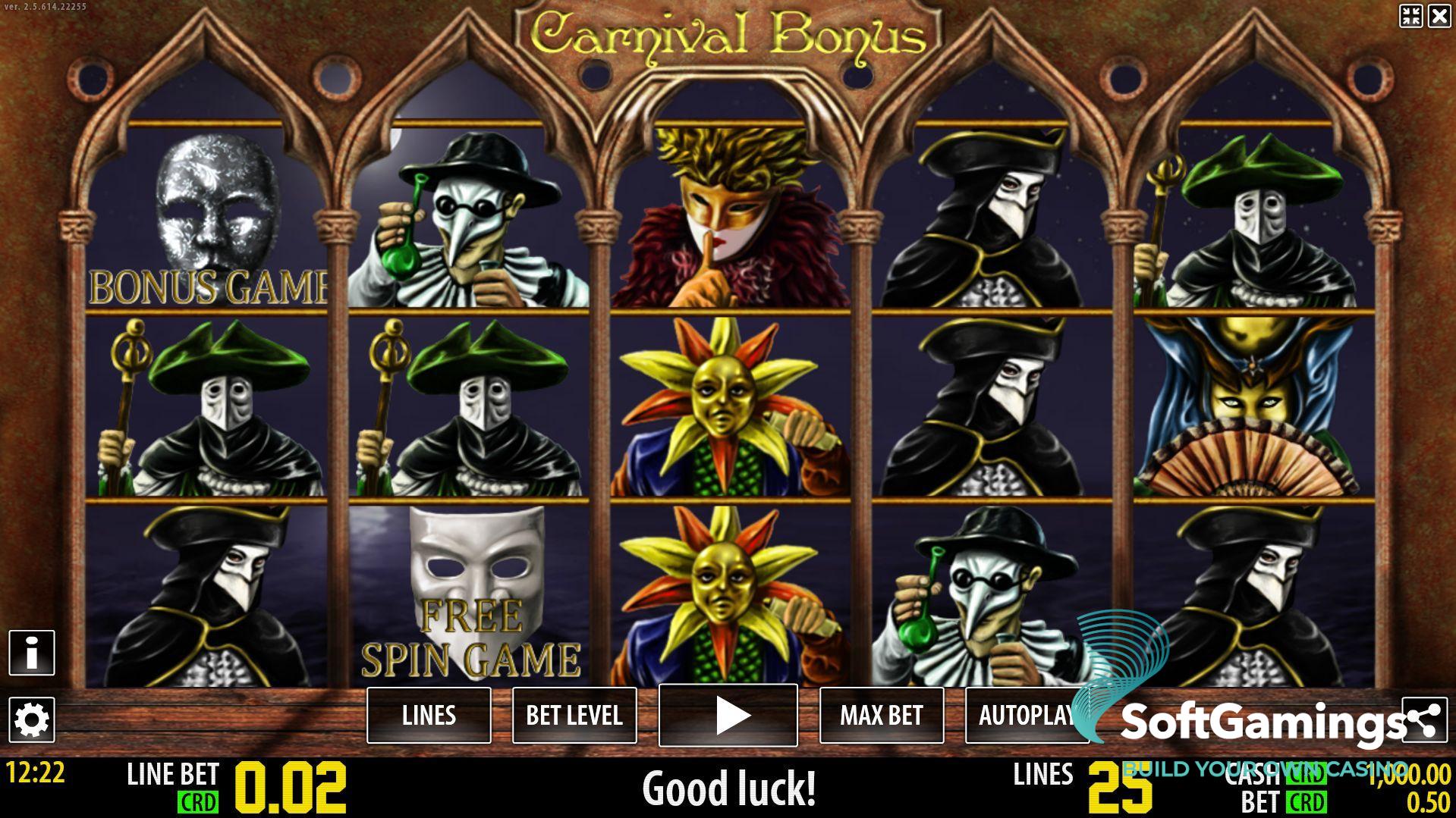 Carnival Bonus HD